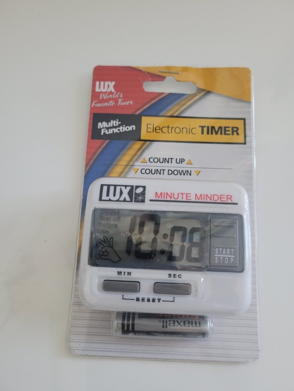 LUX Electronic Timer Clock Feature, Count Up/Down Timer, Battery Included - Picture 7 of 7